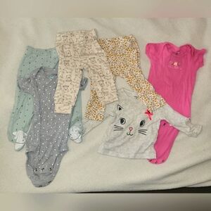 Carter's, Gerber, 6-9M Baby Girl Bundle